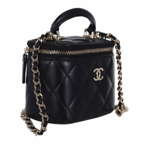 豊富なギフト Mini Handle Top Chanel Sell Vanity HuntStreet.com | Black - Bag スマホアクセサリー